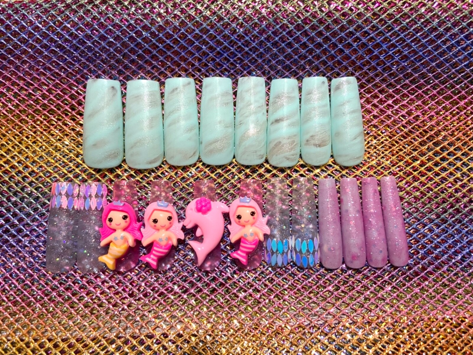 Cute Sea “All Sizes” Press-On Nail Set