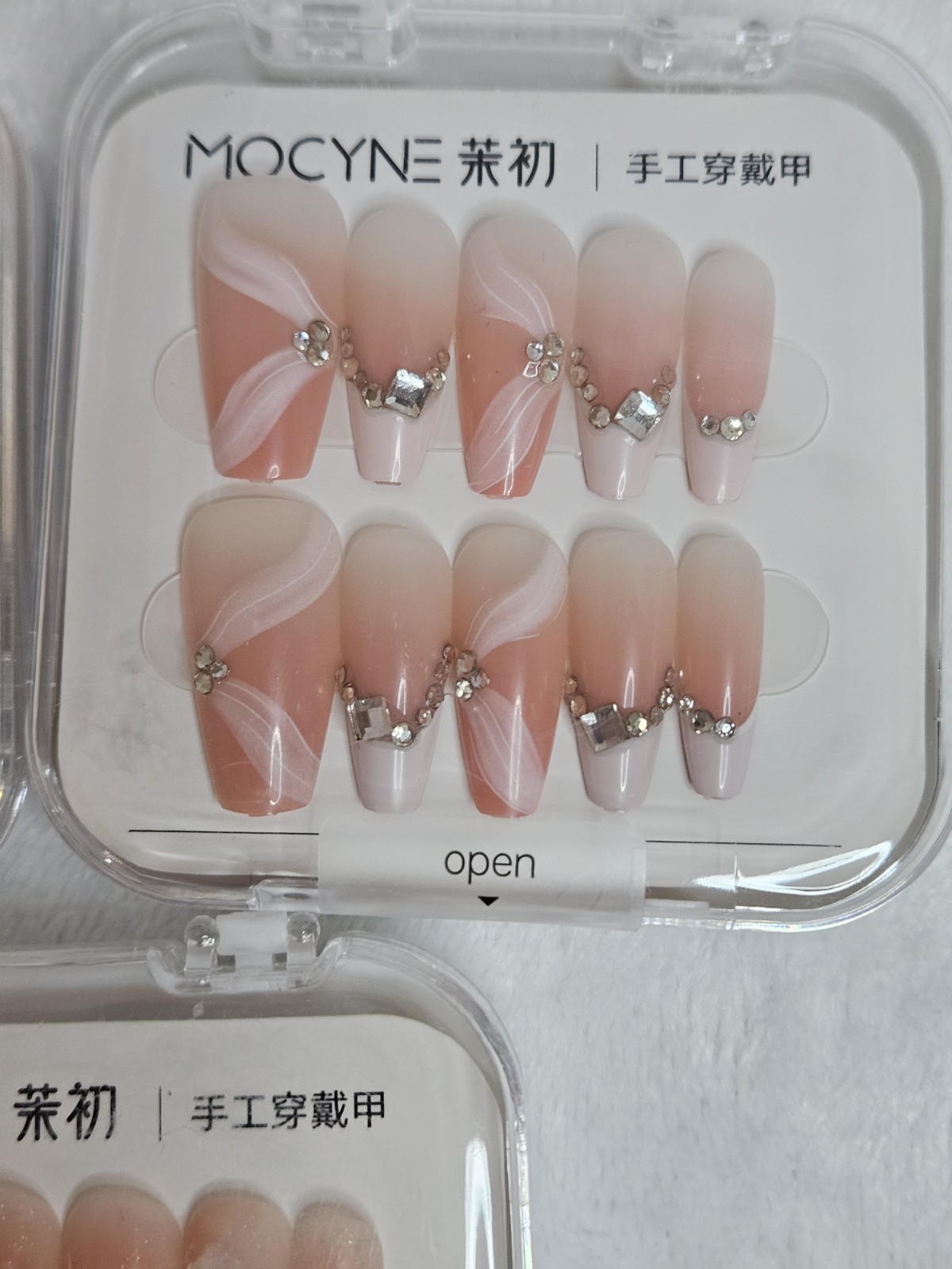 MOCYNE 3D Press-On Nail Bundle (3 Boxes) – 24pc Full Kits – Boutique Salon Look