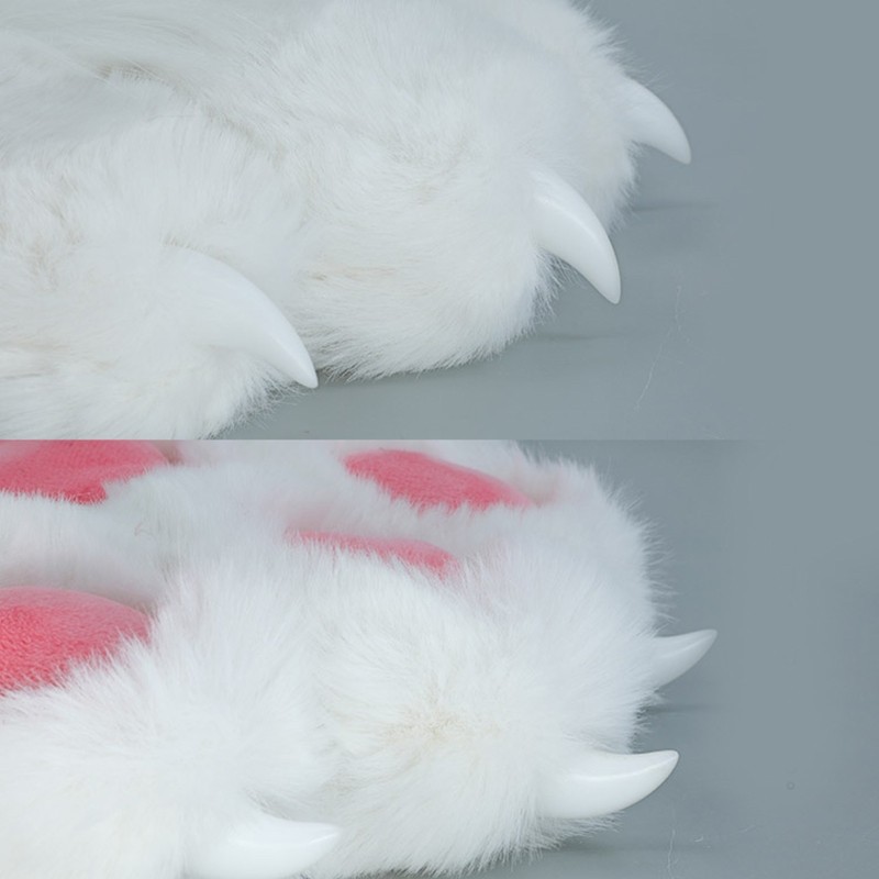 Claw Nails Press On Costume Animal Claws Cosplay Black White Transparent