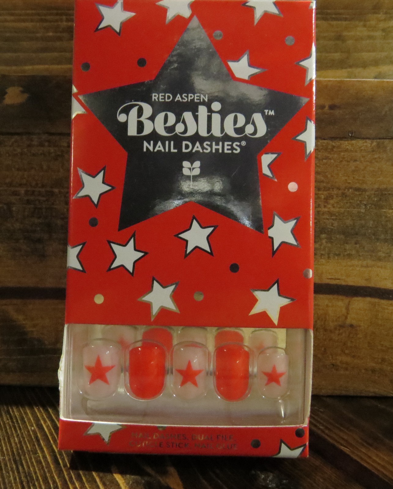 Red Aspen Nail Dashes All American Besties, Astrid Press On Nails New