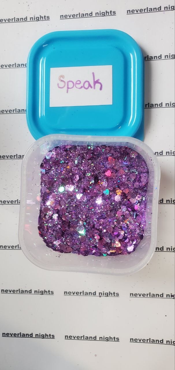 Speak Glitter Mix for nails