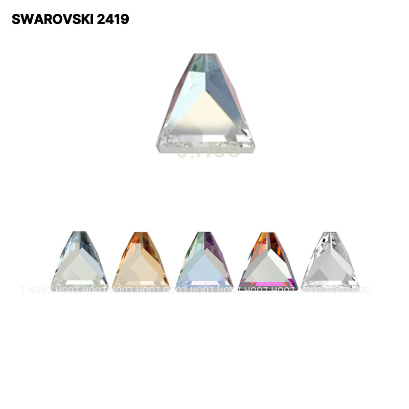 Swarovski 2419 Square Spike Flat Back 6mm (5pcs)