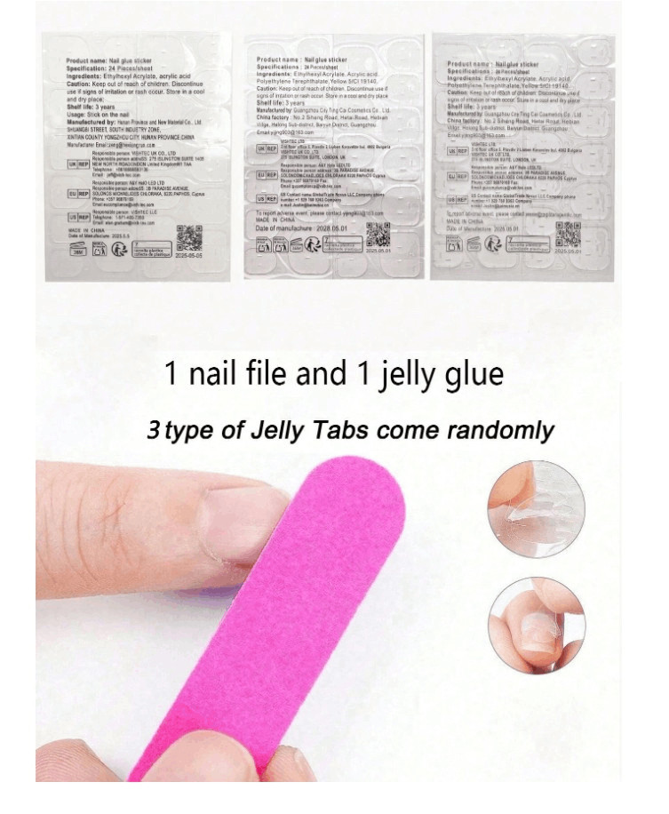 NEW 24pcs/Set Press On Nails Sweet Leopard Pring – JUST ADORABLE!!!