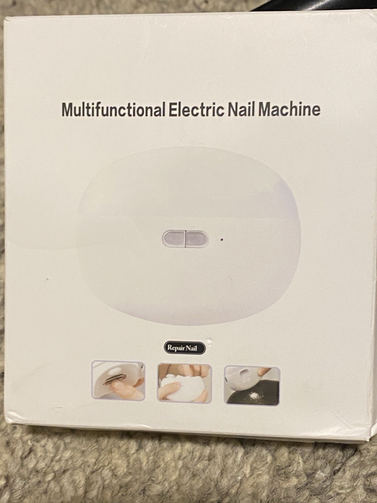 Electric Nail Clipper Automatic Nail Trimmer USB Rechargeable Safe Baby Adult