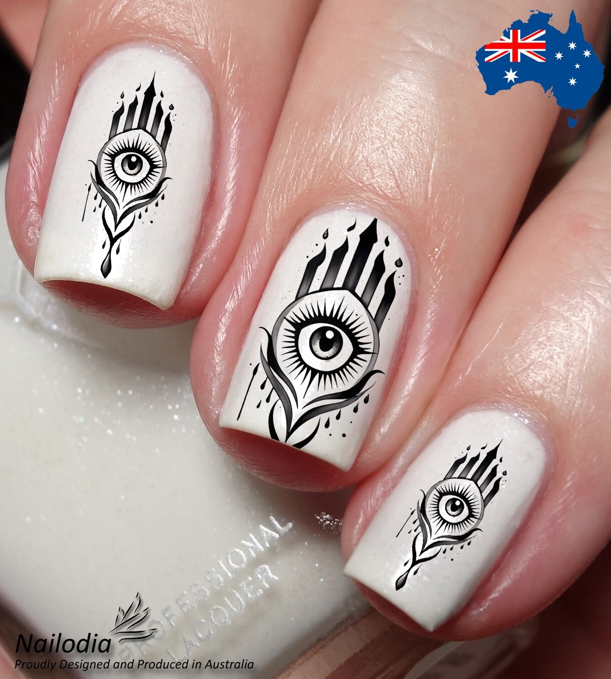 Spiritual Third Eye Nail Art Decal Sticker Water Transfer Slider