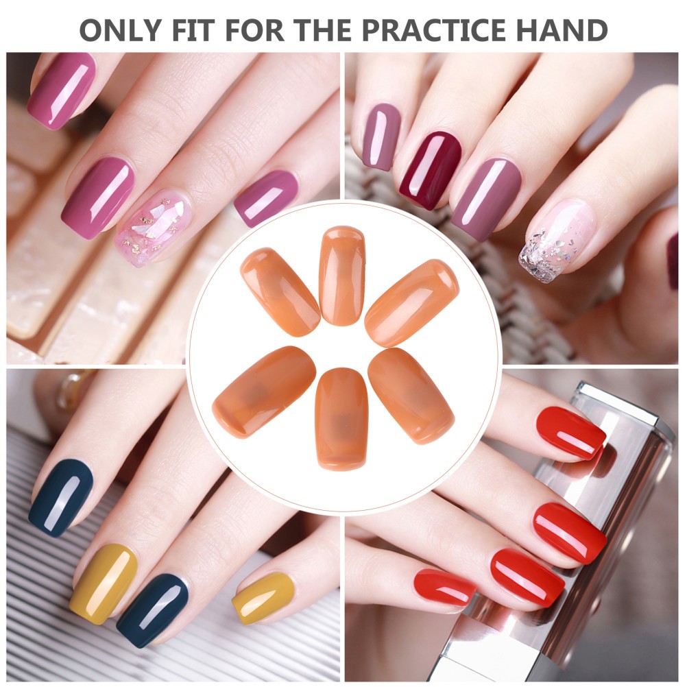 200 Pcs False Nail Tips Training Artificial Nails for Hands Fake