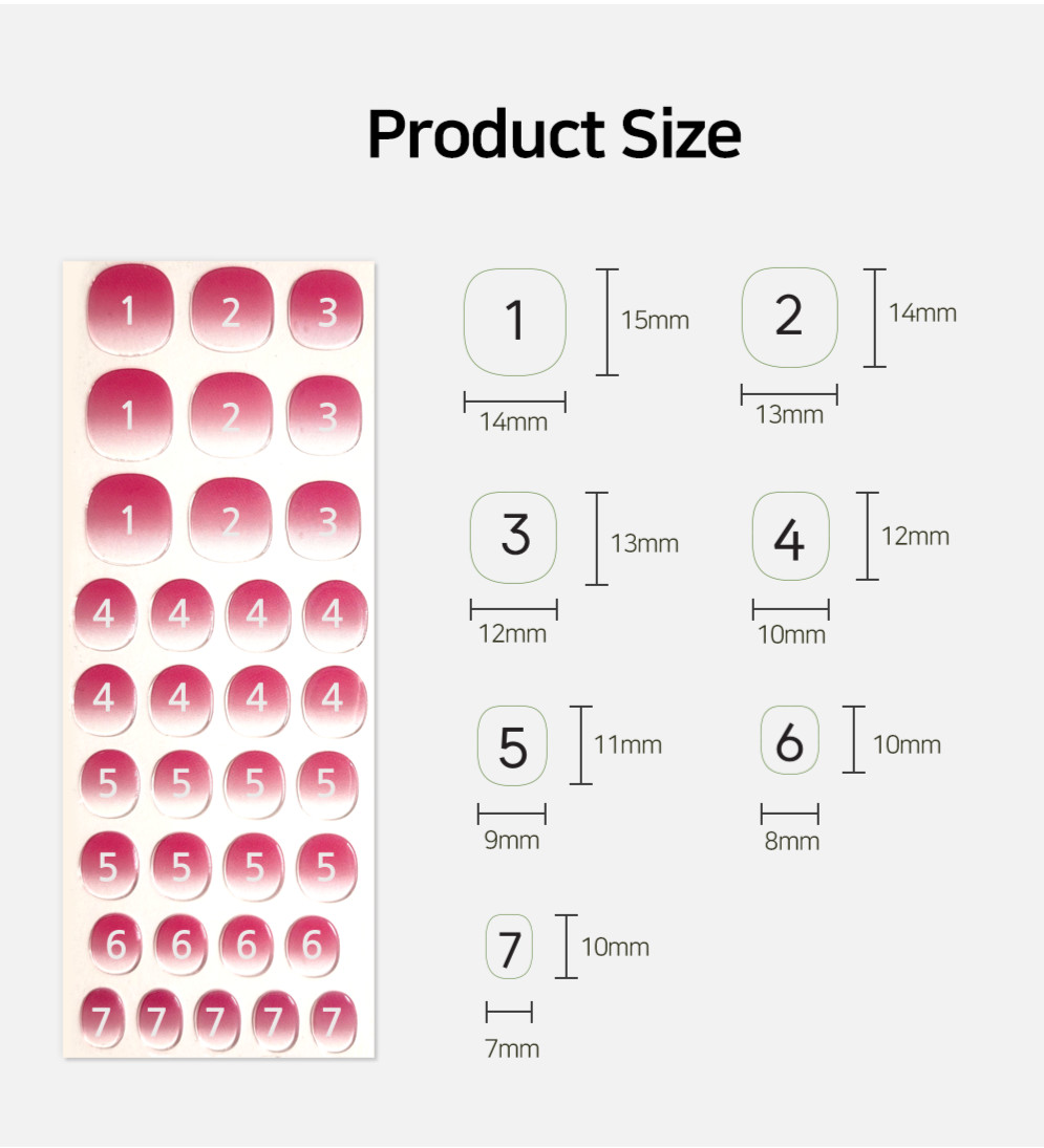 KERU™ Gel Base Sticker for Nail Care | Damage-Free | Long-Lasting Wear
