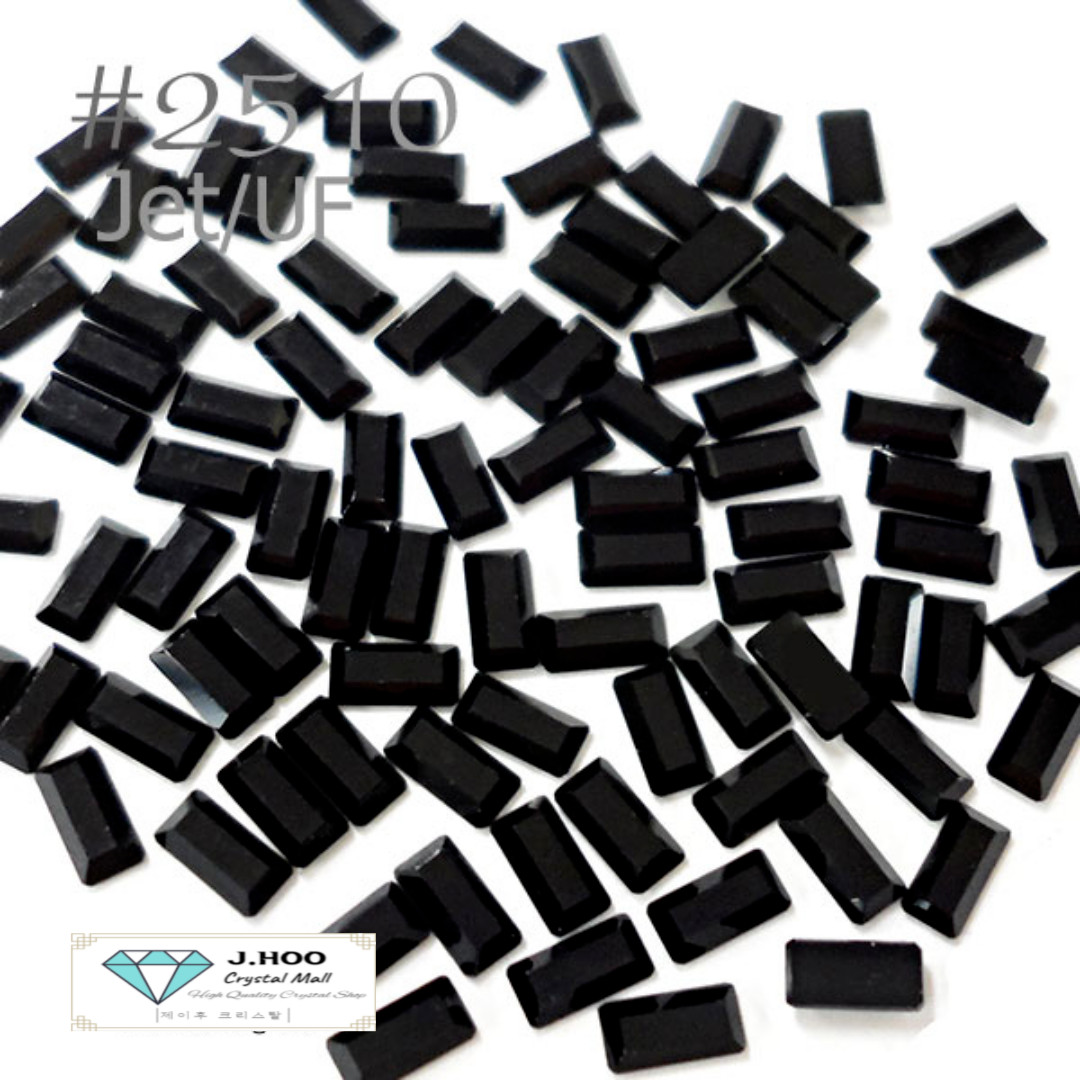 Swarovski 2510 Baguette Flat Back 3.7*1.9mm(20pcs)