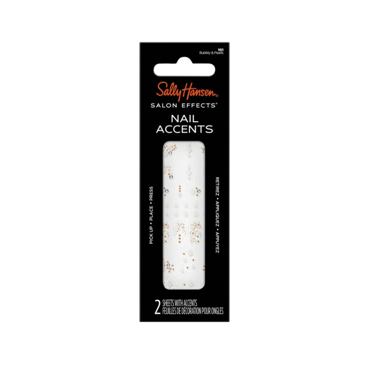 Lot of 3 Assorted Sally Hansen Salon Effects Nail Accents, Nail Art Decals