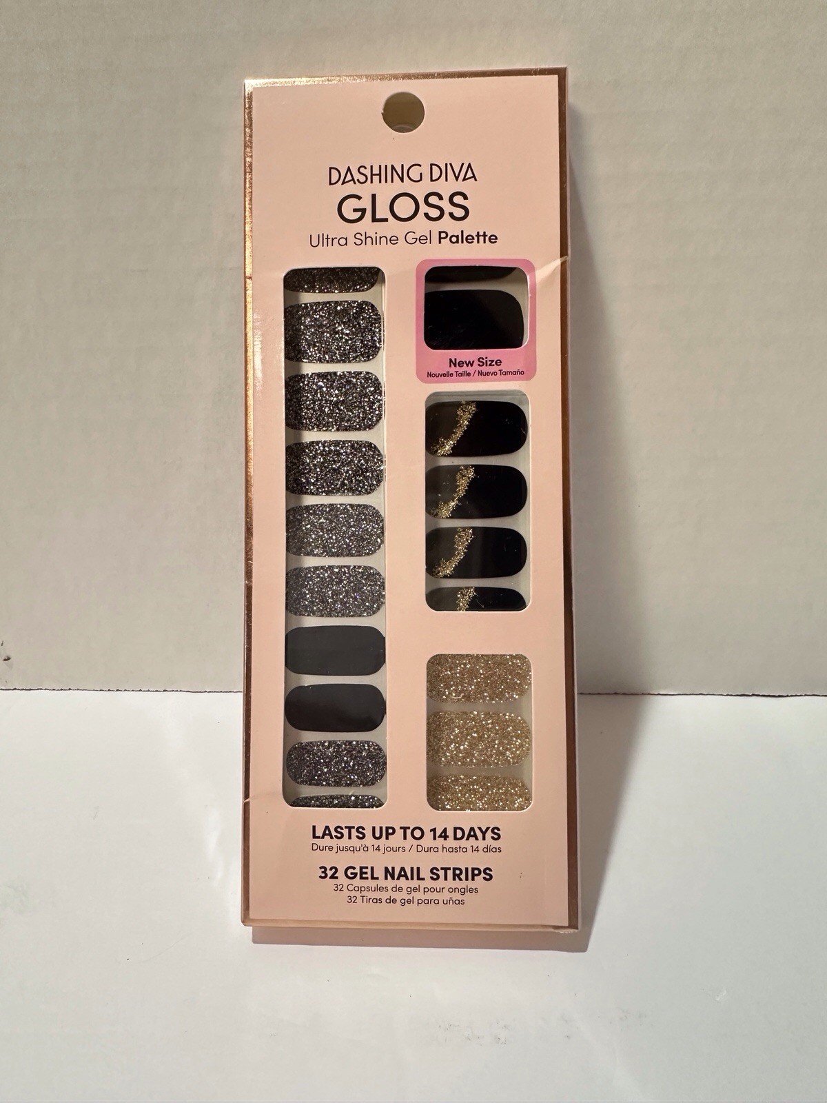 Lot Of 8 Pack Of Dashing Diva Gloss Ultra Shine Gel Palette Nail Strips NEW