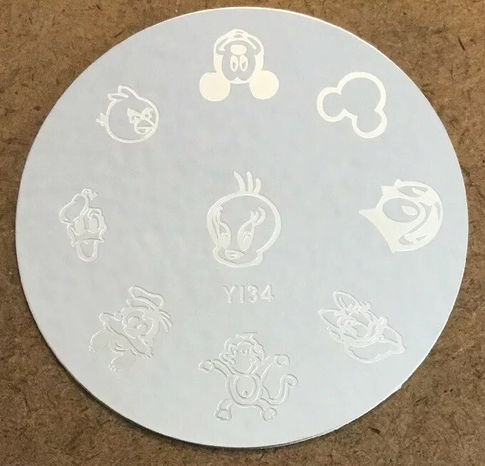 Mickey, Donald + Cartoon Nail Art Stamping Plate Beauty Manicure Nail Stencil