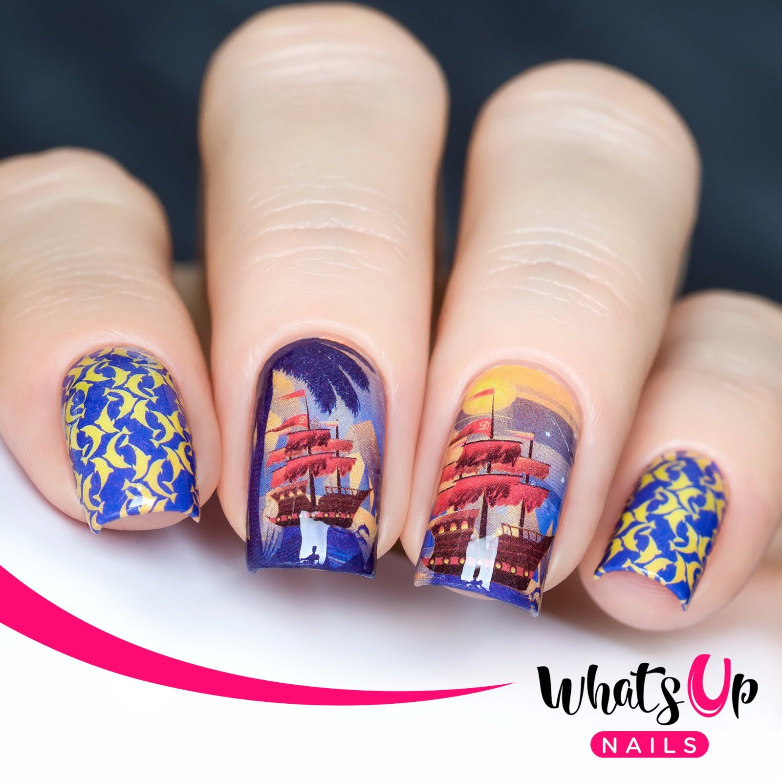 P112 Let’s Sea the World Water Decals Sliders for Nail Art Design