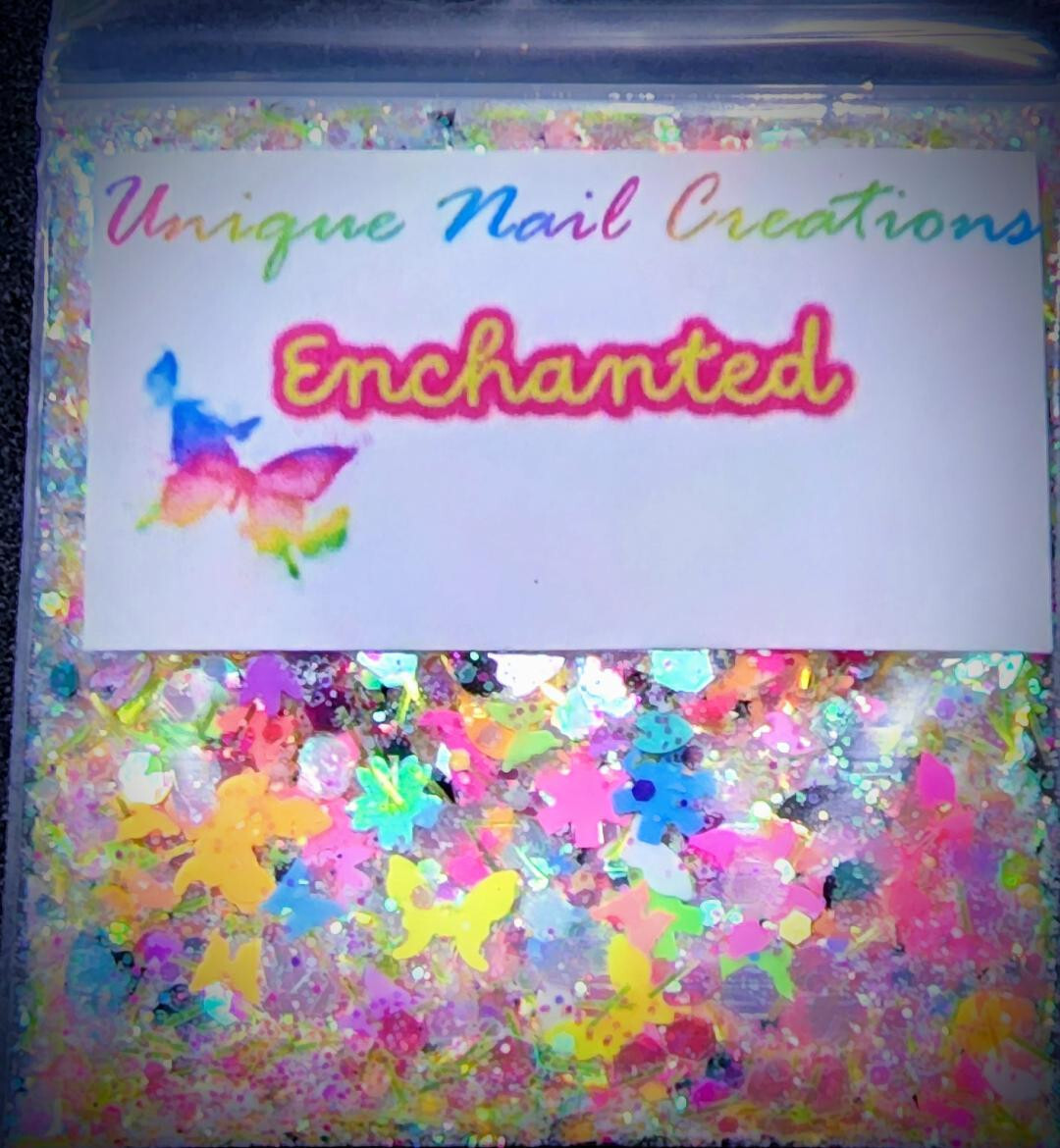 Limited Edition Glitter Mix~ENCHANTED~Nail Art/Body Glitter/festival/Slime