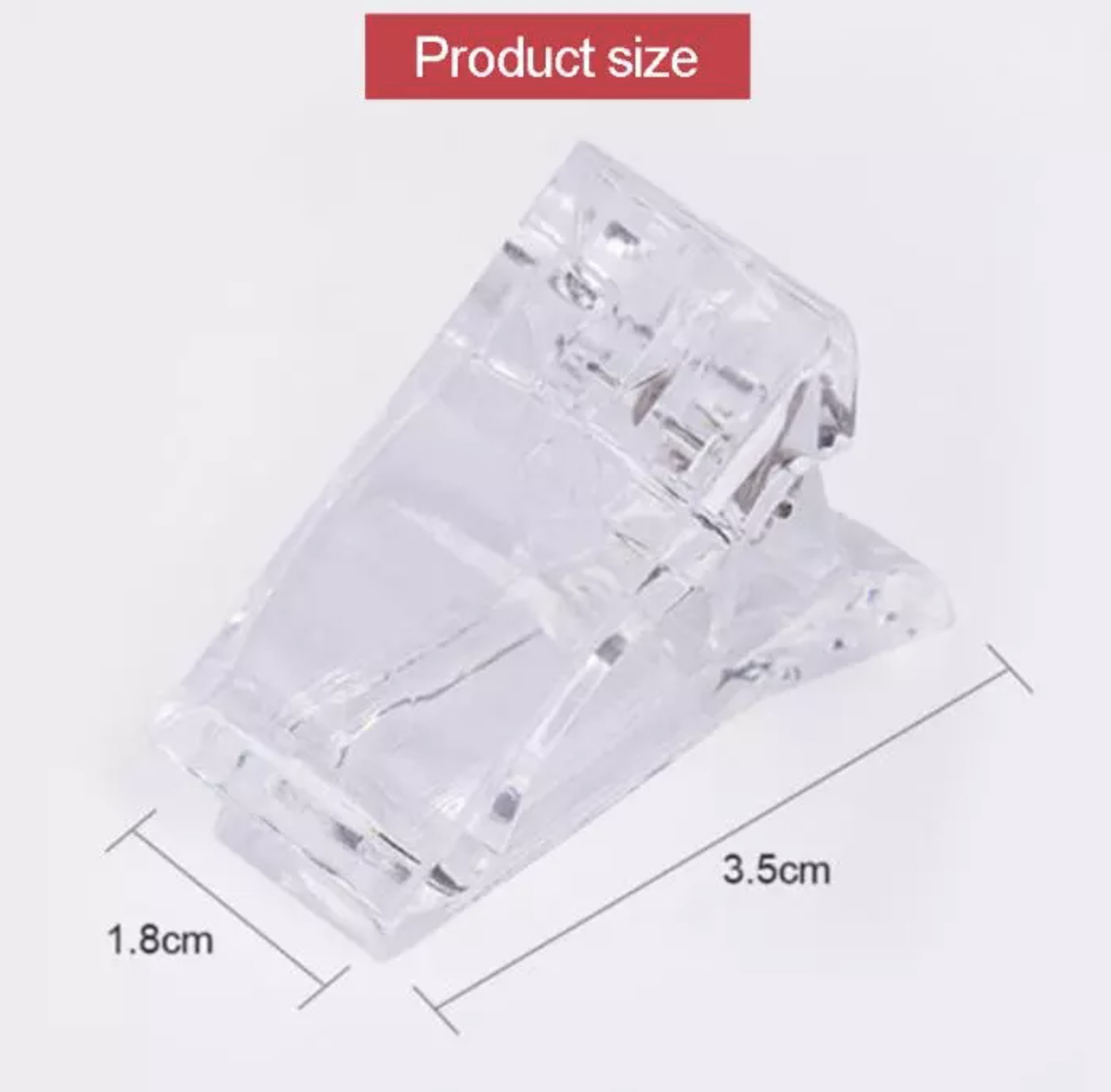10 PCS NAIL TIPS CLIP QUICK BUILDING POLY BUILDER GEL DIY EXTENSION CLAMP CLIPS