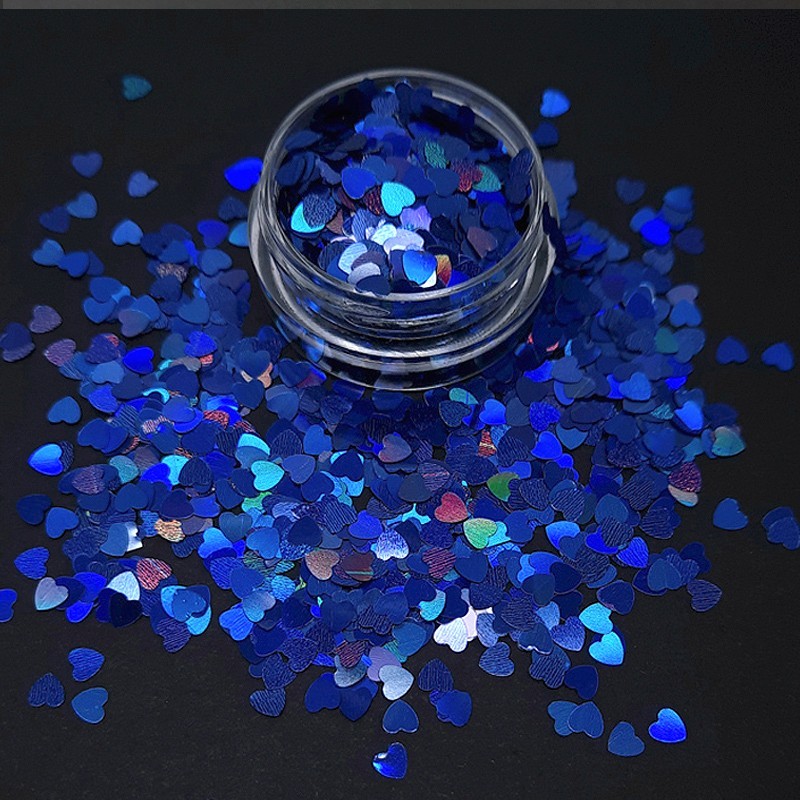 Nail Art Glitter Shapes, Unicorn, Moon, Leaves, Puzzle, Stars, Mickey, UK Seller