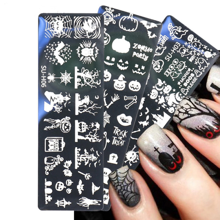PICT YOU Halloween Xmas Stamping Plates Nail Art Stamp Templates Stainless Steel
