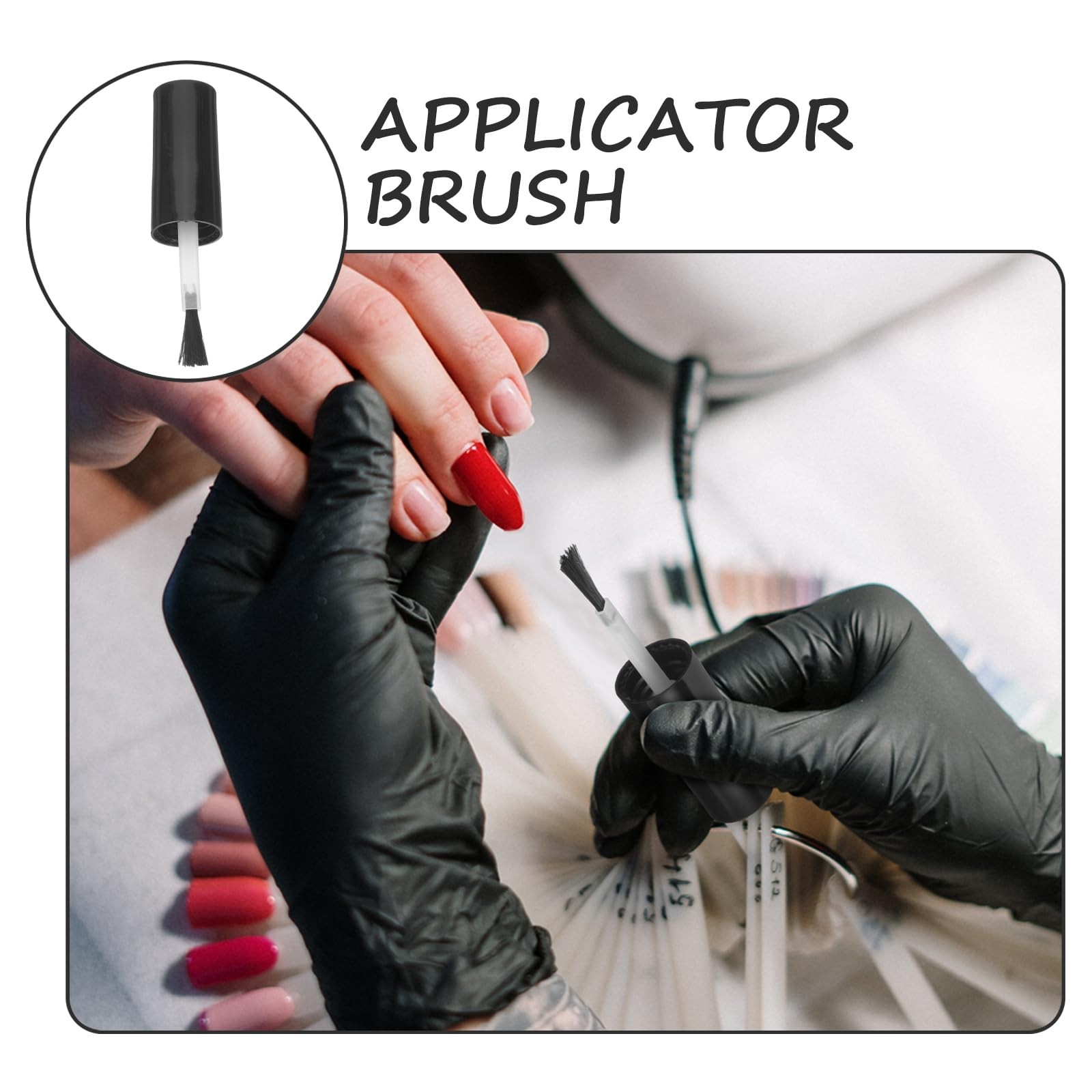 Replacement Nail Polish Bottle Caps with Soft Bristle Brush 20 Pack Gel Nail …