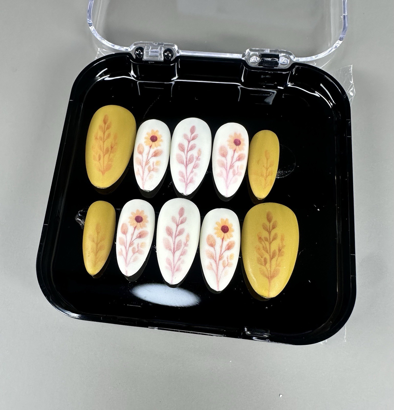 Handmade Almond Press On Nails