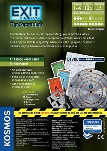 Exit: The Secret Lab | Game – A Kosmos Lab, Multi-colored