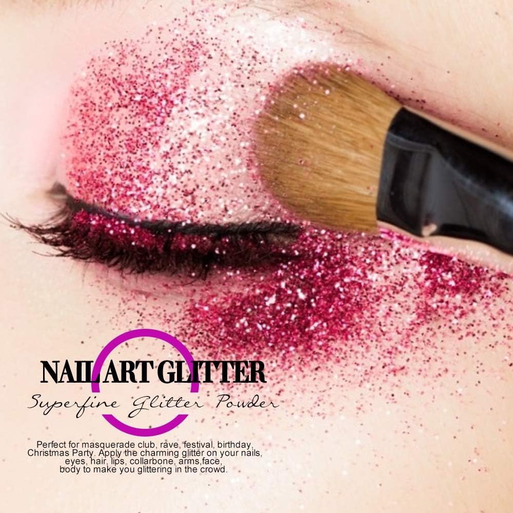 48 Colors Fine Glitter Set for Crafts, Nail Art, Body, Hair, Face, Resin DIY