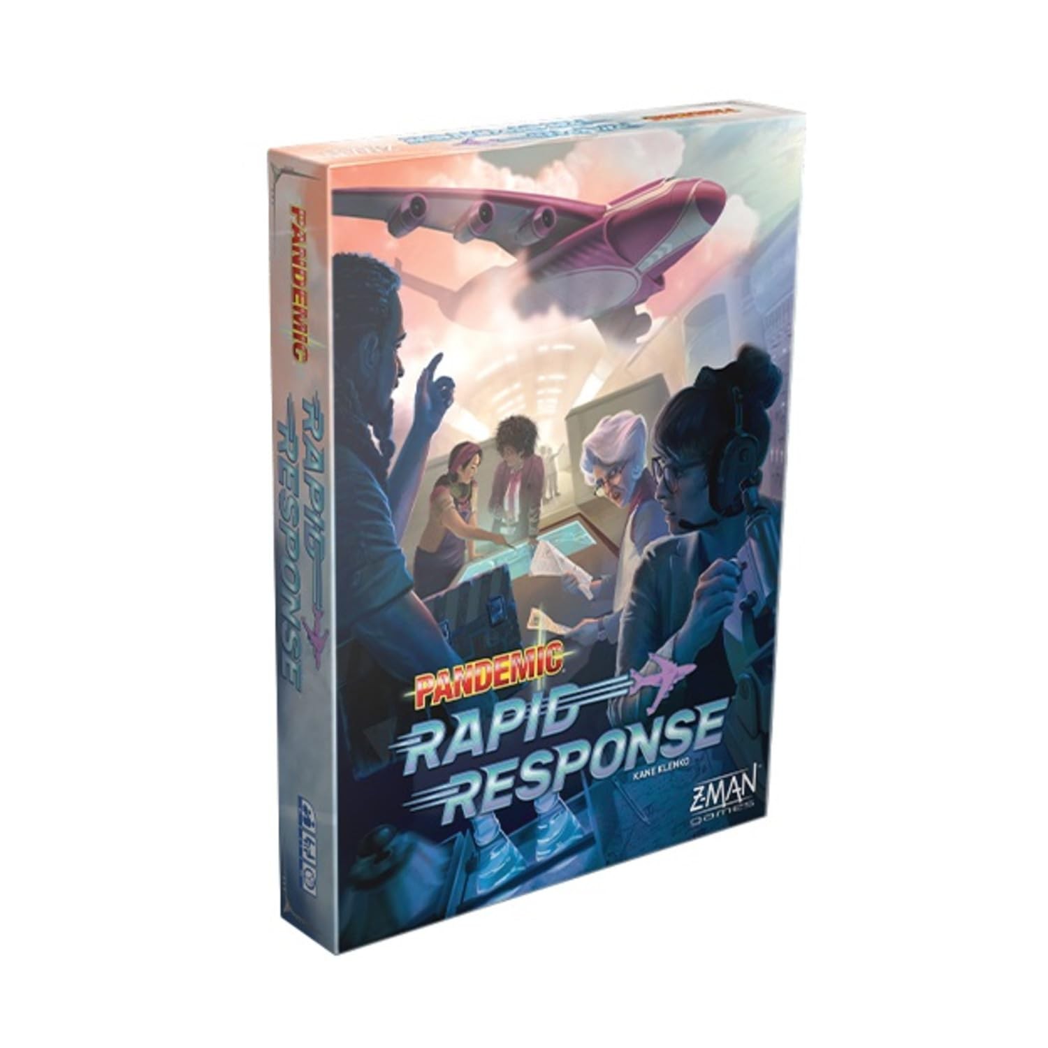Pandemic Rapid Response Board Game – Save 1. Standalone Game, Multicolor