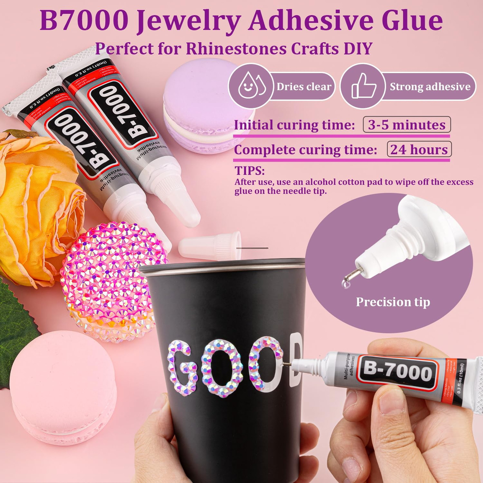 Resin Jelly Rhinestones Lavender Purple AB Flatback Gems 25000Pcs with Tweezers