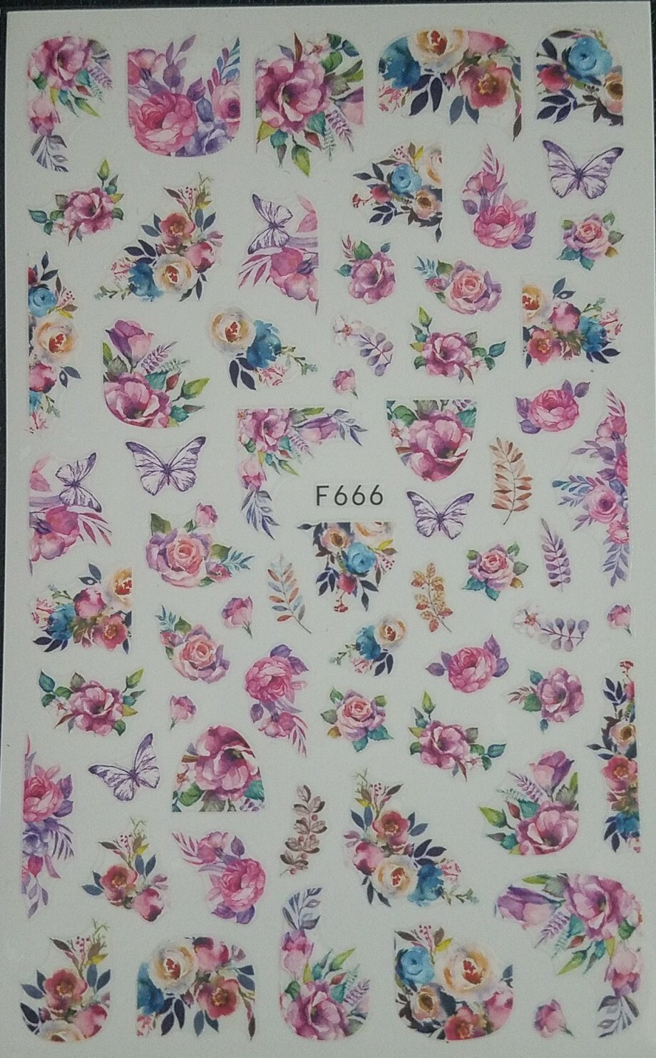 Pretty Flowers Nail Stickers