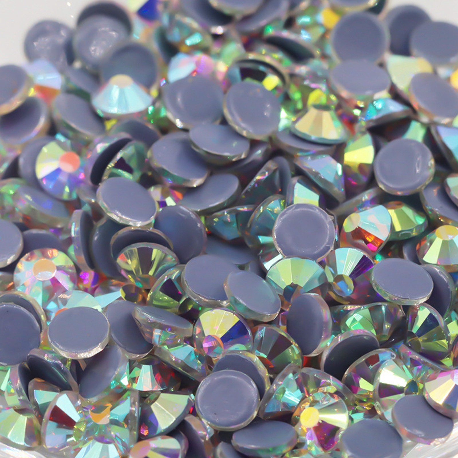 1440pcs Colour Flatback Crystal Iron On Strass Hotfix Glass Rhinestones Hot Fix