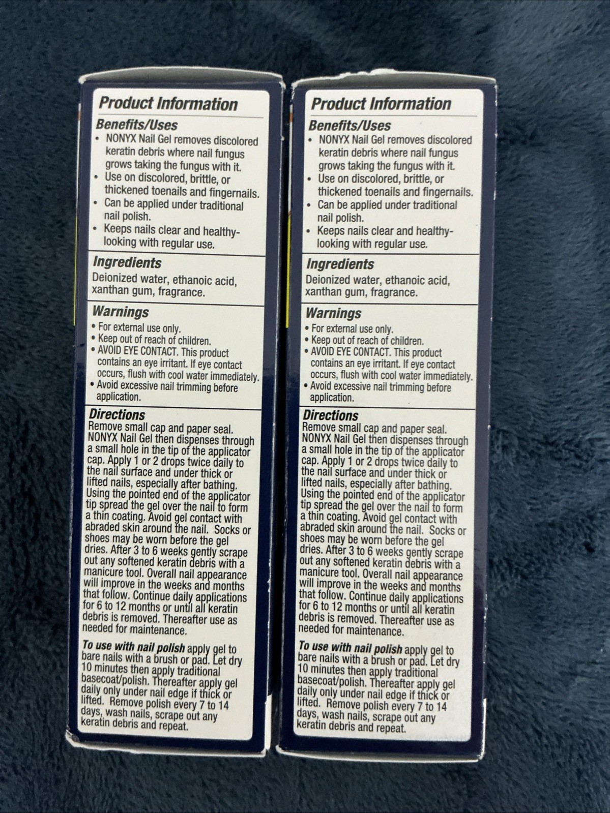 NONYX Fungal Nail Clarifying Nail GEL Treatment, 4 oz EA (2PK BUNDLE)exp12/2027