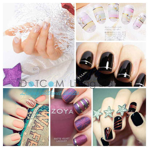 12 COLOR NAIL STICKER ROLLS STRIPING TAPE LINE NAIL ART UV GEL TIP NAIL DIY KIT