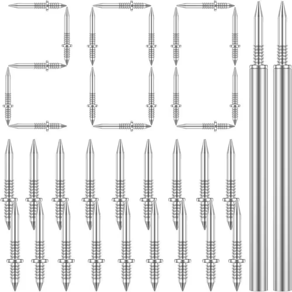 Galvanized Steel Seamless Double-Head Skirting Invisible Nails and Screws (200-P