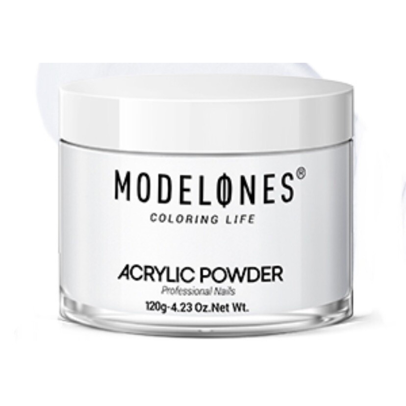 Modelones White Acrylic Powder 4.23oz 120g Professional Nail Art Design New