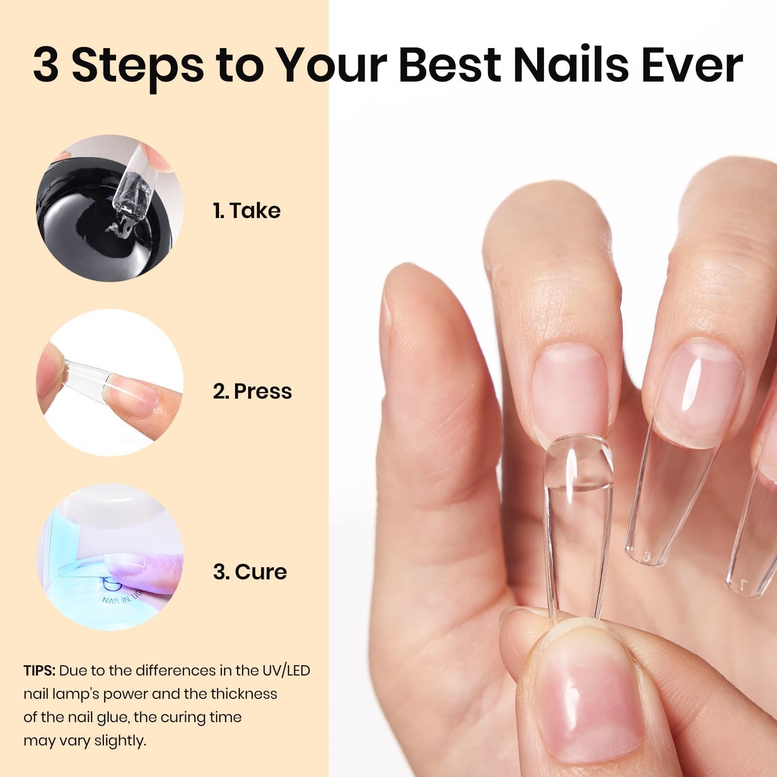 Beetles Solid Nail Glue Gel for 0.53 Oz (Pack of 1), 2-3-15g