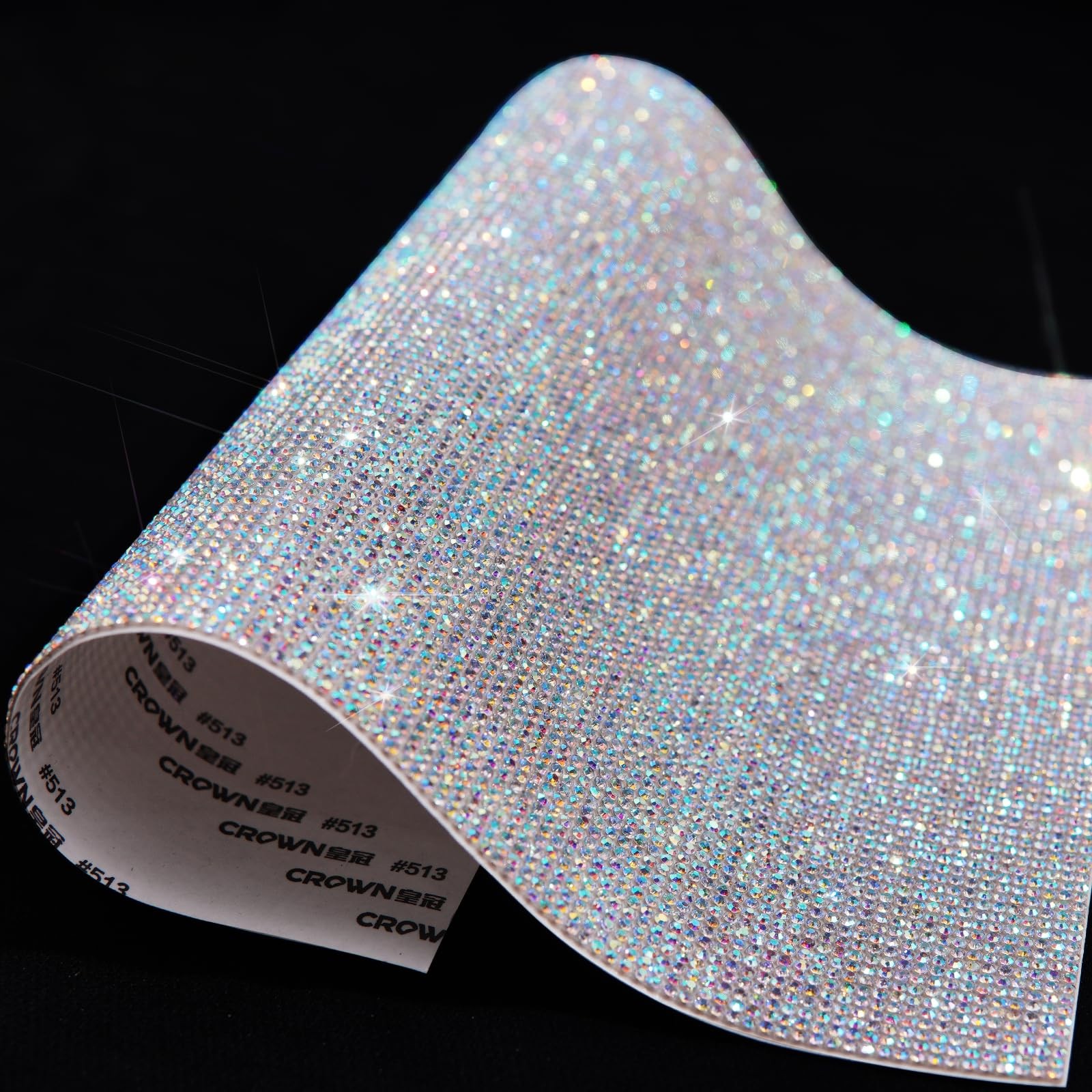 Bling Rhinestone Sheets, Glitter Rhinestone Stickers Self Adhesive for DIY Cr…