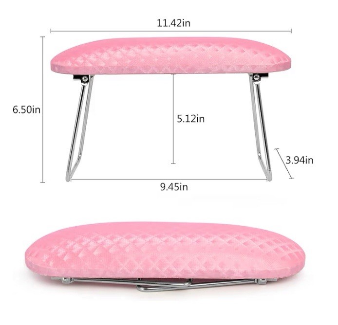 Professional Microfiber Leather Arm Rest for Nails Cushion
