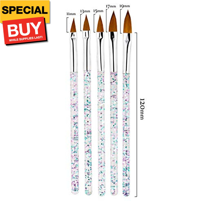 31Pcs Nail Art Brushes,Nail Art Tool Set,Nail Dotting Tools,Nail Dust Brush,Stri