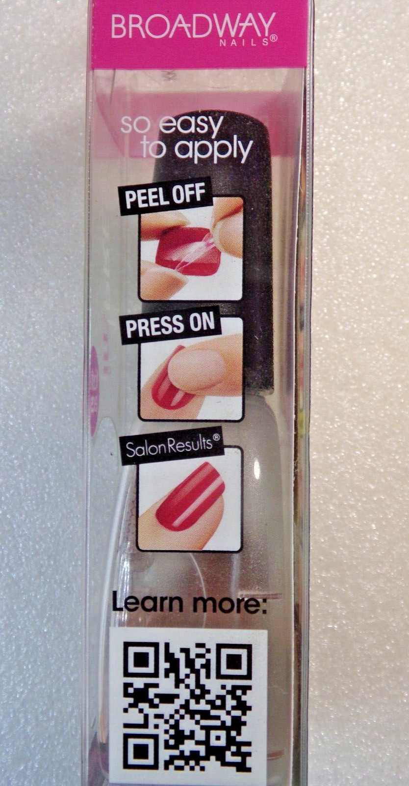 IMPRESS NAILS Pink with Rose Print Lace PRESS ON SHORT