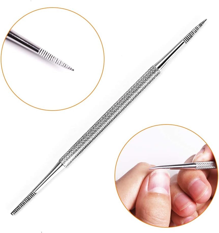 Mani Tools Pedi Tools-Multi-Funct Double End Nail Lifter,