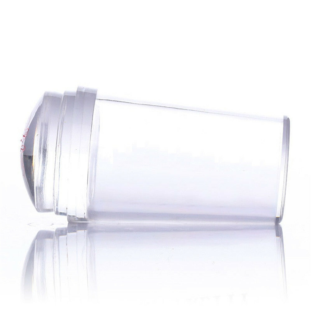 3pcs/set Clear Jelly Silicone Nail Art Stamper Scraper DIY Nail Art Stamper Tool