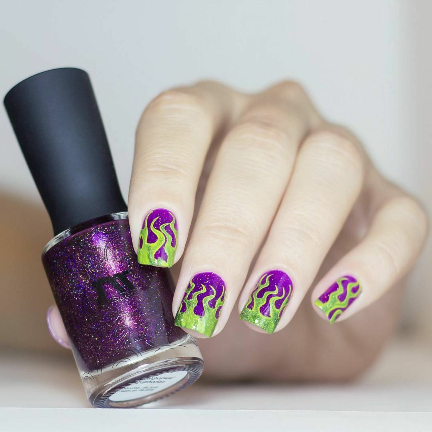 Fire Stencils for Nails, Halloween Nail Stickers, Nail Vinyls