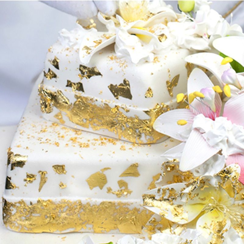 3/4/5/10g Shiny Gold Leaf Flakes Sequin Glitter Confetti For Painting / Nail Art