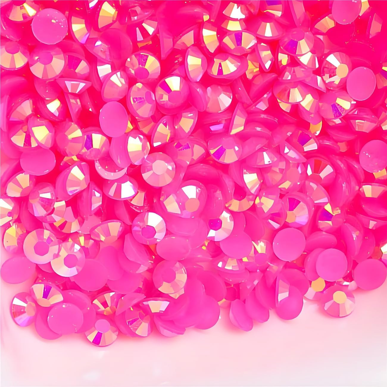 Flatback Rhinestones round Gems for Nails Art and Crafts 4000Pcs SS6 2Mm AB Crys