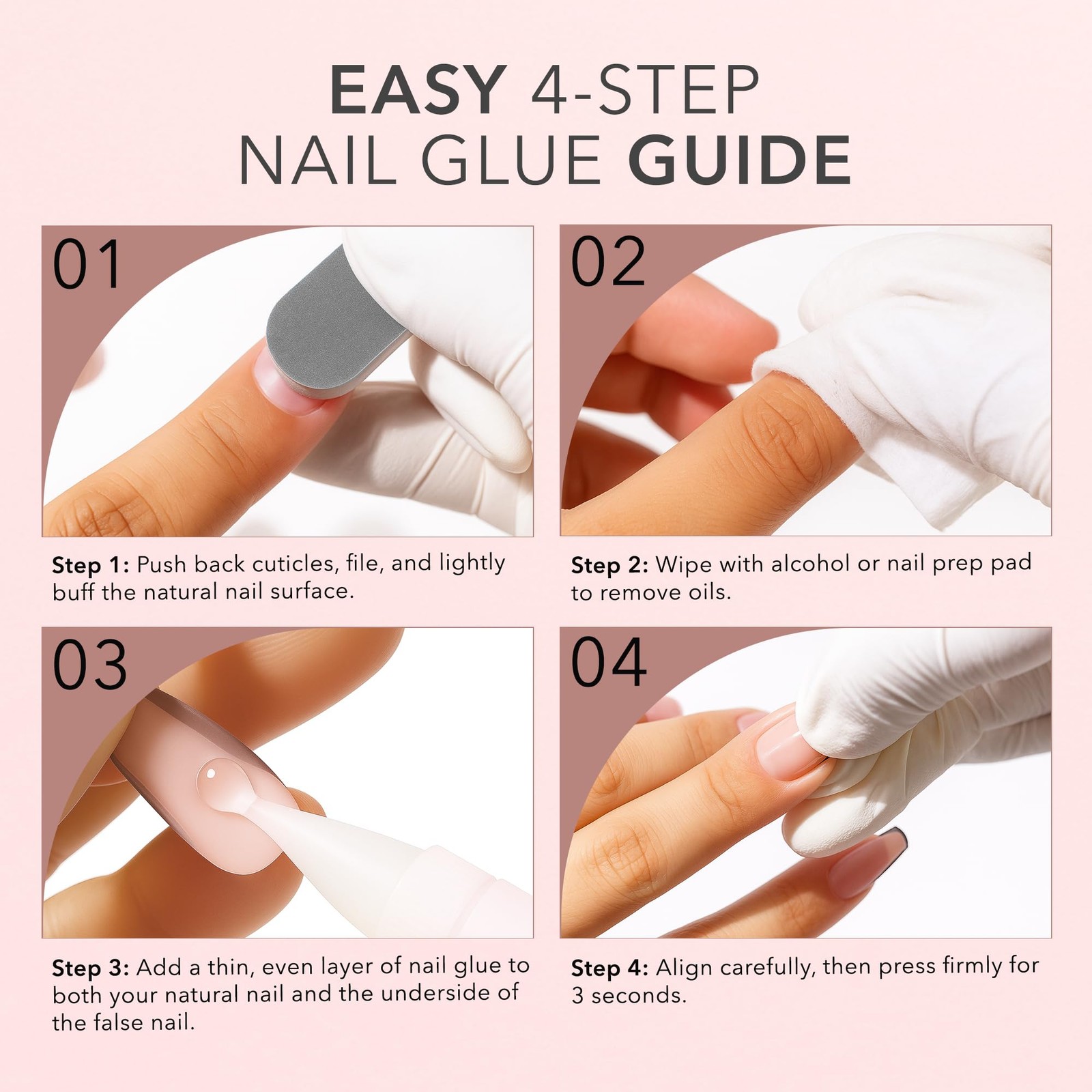 Nail Glue 10 Tubes 0.07 Fl Oz Kiara Sky Stick It – Fast Drying 3 Second Dry Time