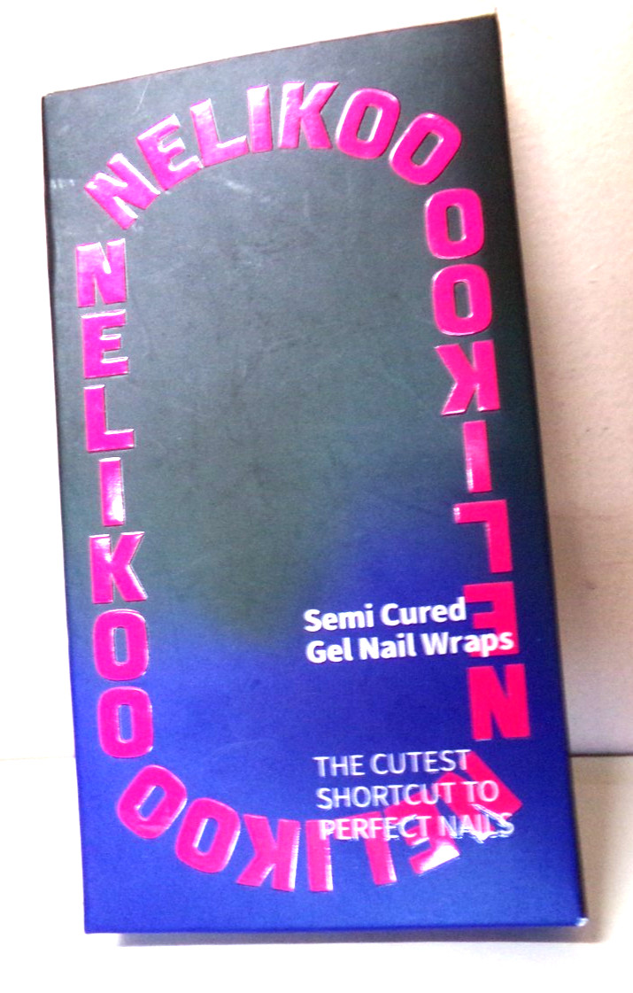 20 Tips Nail Sticker Adhesive Full Cover Semi Cured Gel Wraps,File,Scissors+ 548