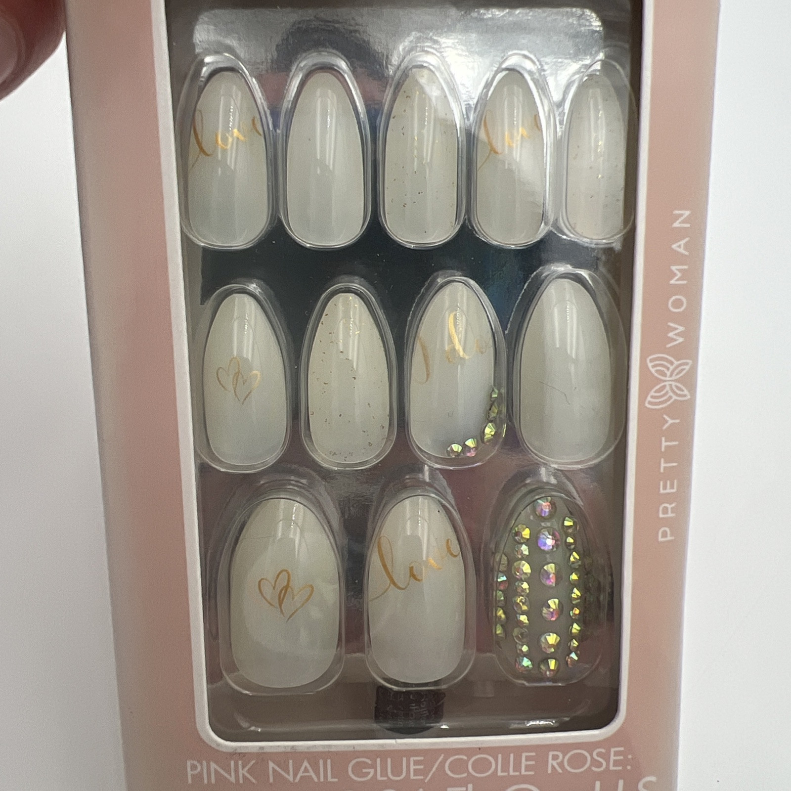 Pretty Woman For The Bride Faux Nails 24 With Glue Included