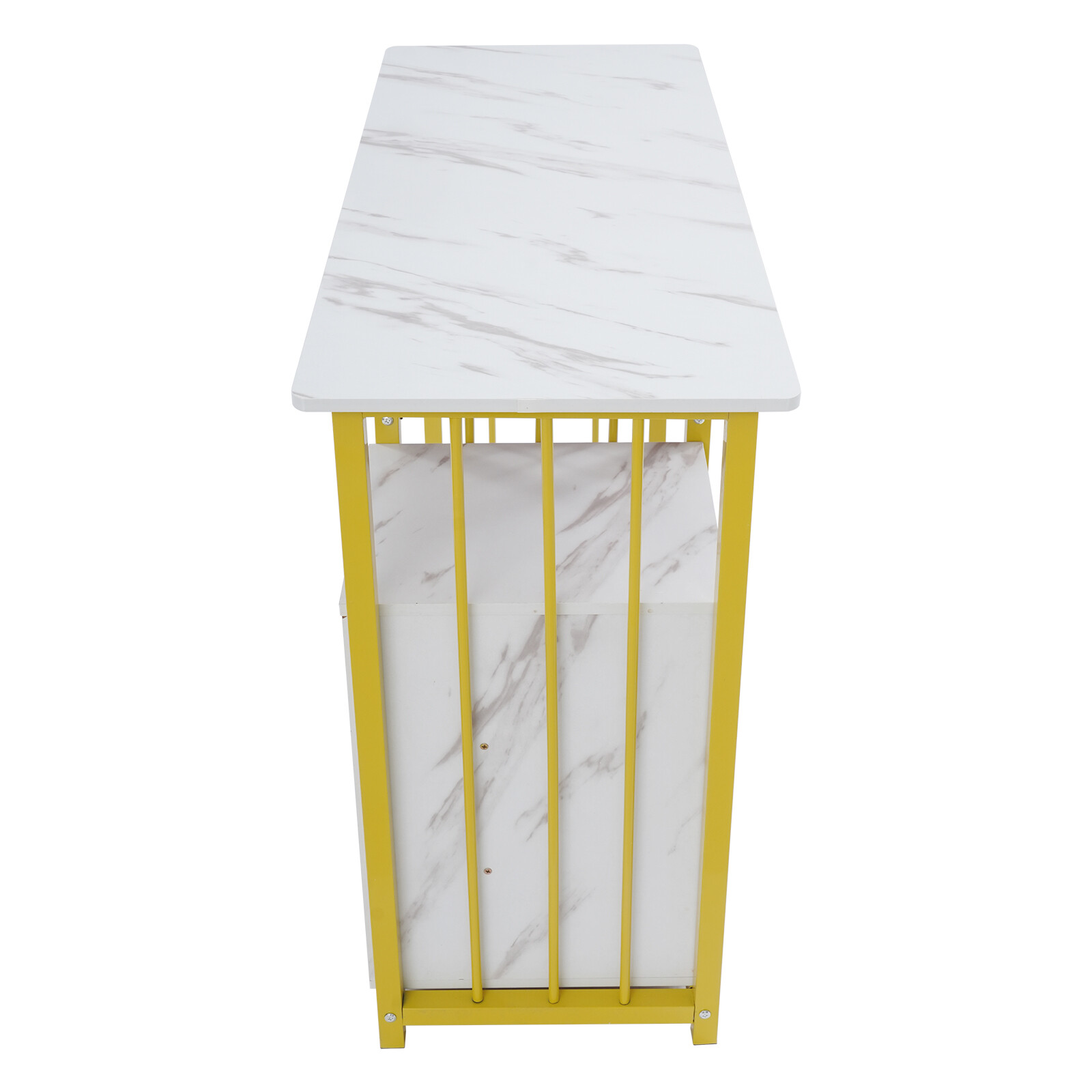 Marbling Texture Nail Desk Manicure Table Station Manicure Desk with 3 Drawers