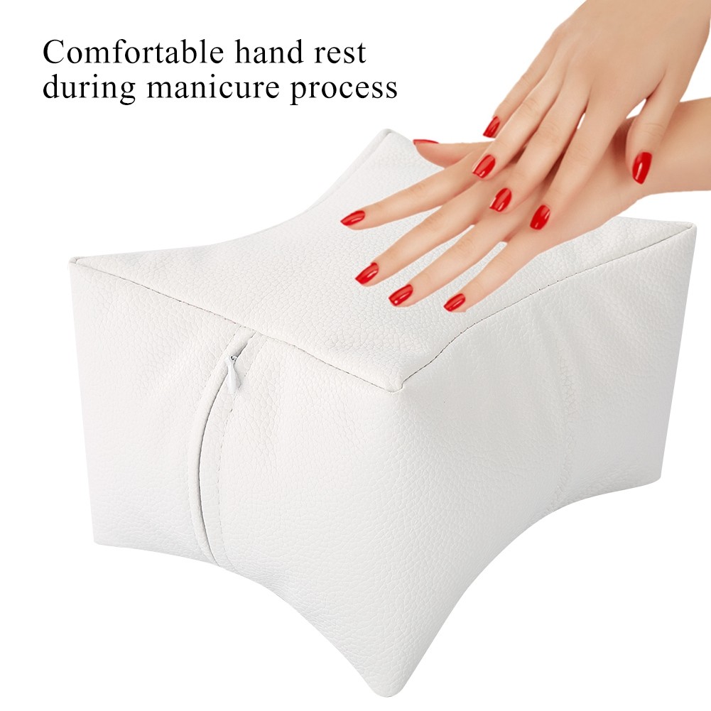 Nail Art Hand Pillow Soft Dual Use For Manicure And Pedicure Easy To Use