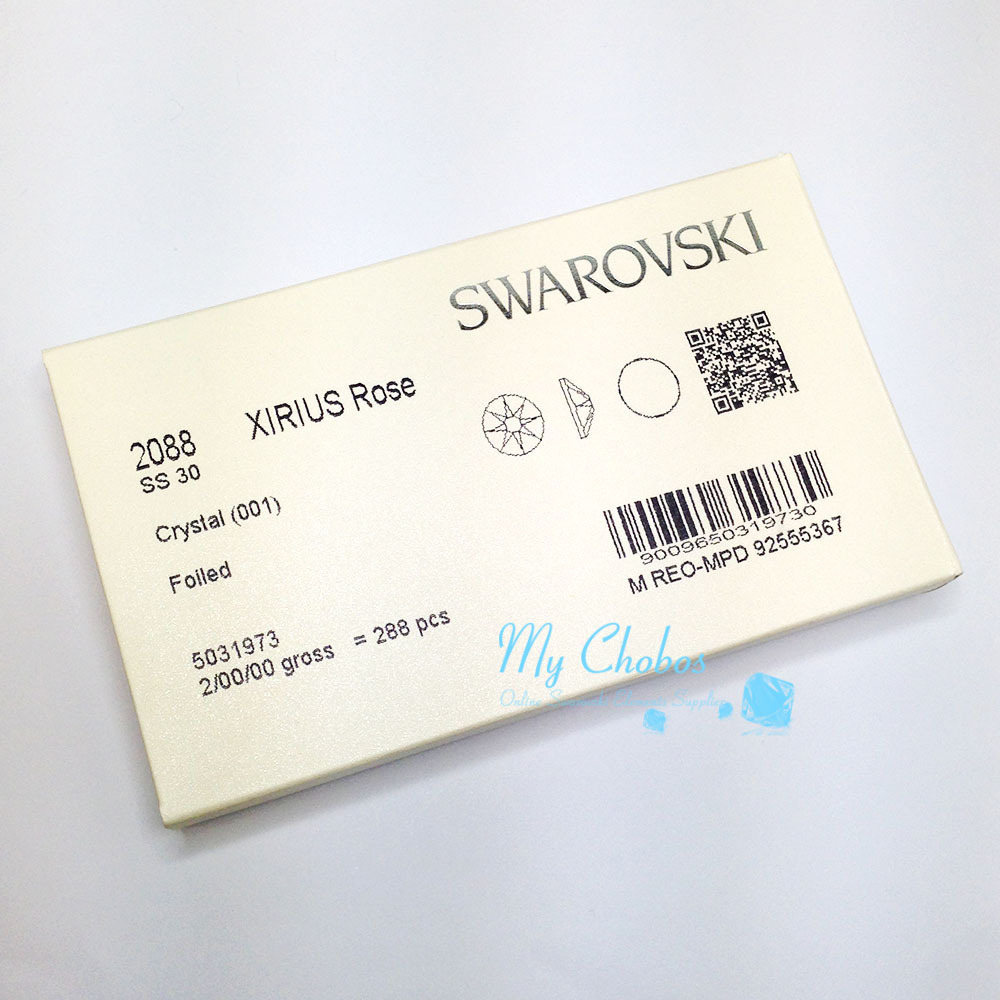 Swarovski 2058/2088 Flatback Foiled Rhinestones Factory Pack clear CRYSTAL (001)