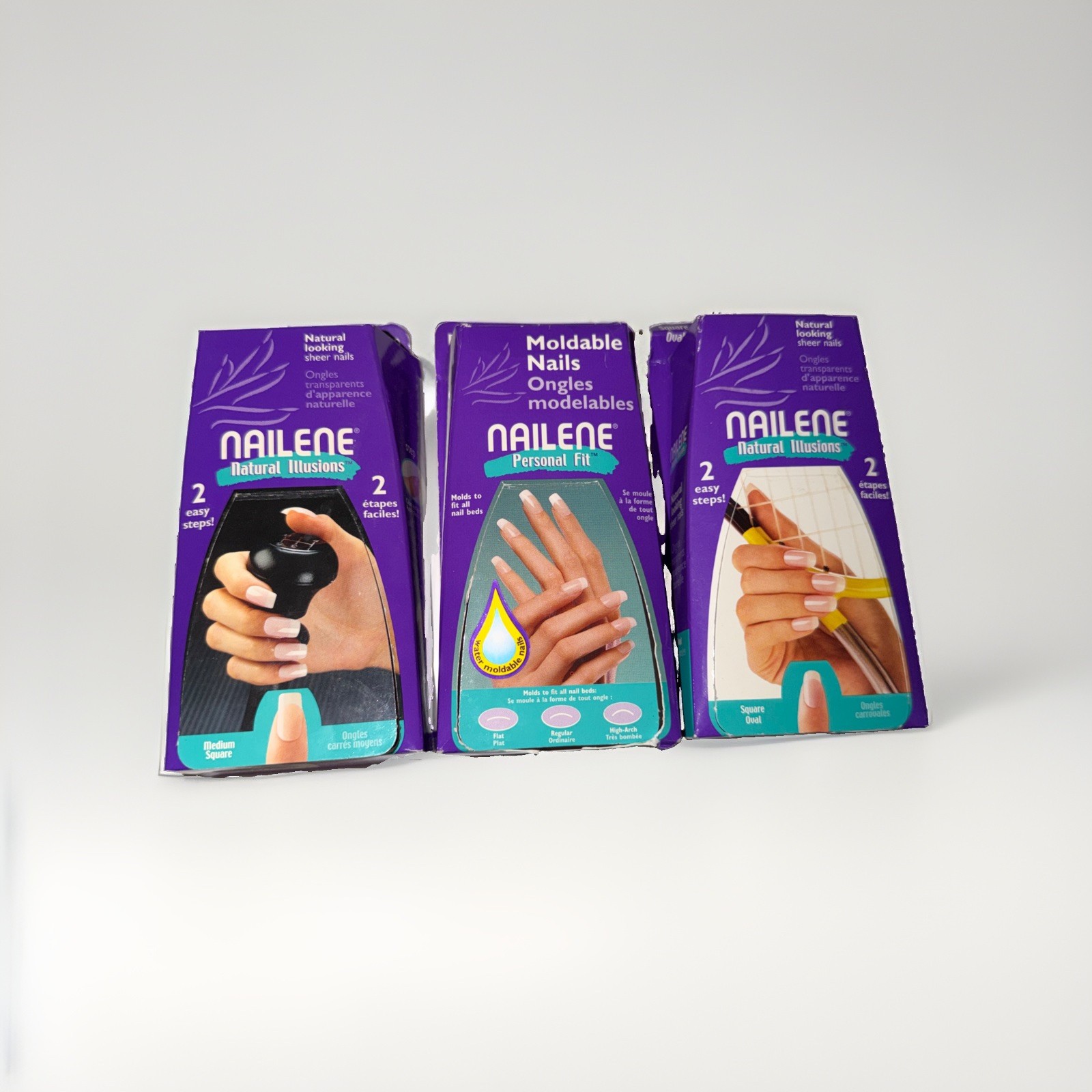NAILENE Natural illusion Everyday Nails Studio Kit NEW