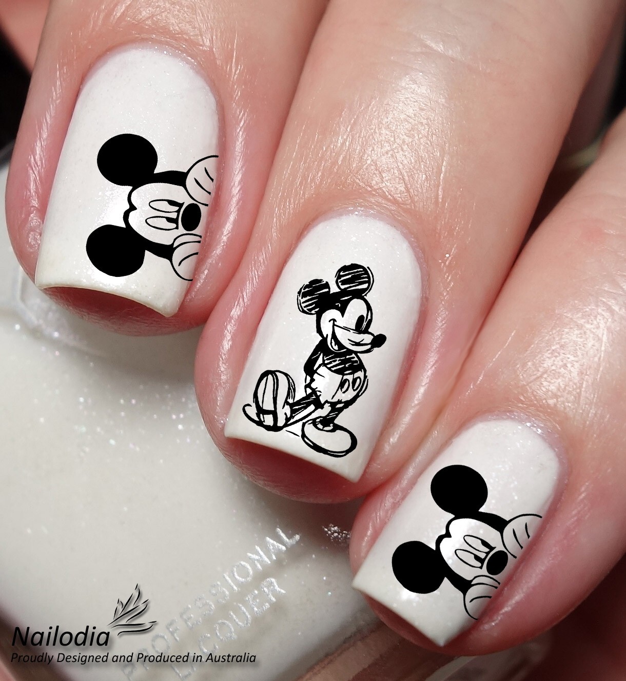Mickey & Minnie Mouse Nail Art Decal Sticker Water Transfer Slider